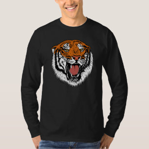 Cooles Wachsen Mund Bengalischer Tiger Outfit für  T-Shirt