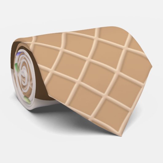 cooles Waffelmuster Krawatte (Gerollt)