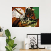 Cooles Waffenposter Poster (Heimbüro)