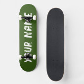 Cooles Waldgrün Skateboard (Vorderseite)