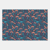 Cooles Waldpolster Botanisches Muster Geschenkpapier Set (Vorderseite 3)