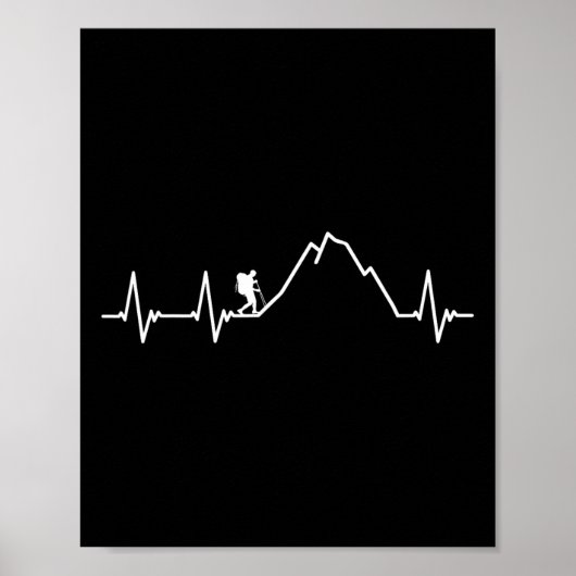 Cooles Wanderdesign für Männer Frauen Wanderliebha Poster (Vorne)