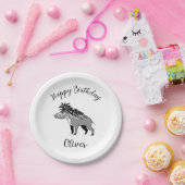 Cooles WARTY PIG - Warthog - Wildtiere - Pappteller (Party)