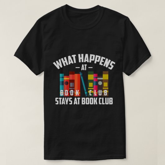 Cooles, was im Buchclub Bleibe T-Shirt (Design vorne)