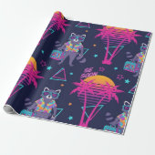 Cooles Waschbären-Hawaihemd Geschenk Geschenkpapier (Ungerollt)