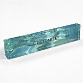 Cooles Wasser Namensplakette