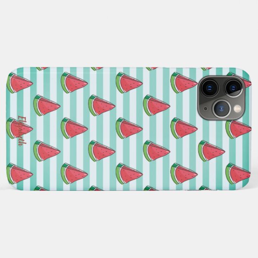 Cooles Wassermelone - Personalisiert Case-Mate iPhone Hülle (Rückseite (Horizontal))