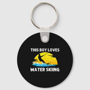 Cooles Wasserskifahren für Jungen Mädchen Skisport Schlüsselanhänger