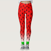 Cooles Watermelon Design Leggings (Vorderseite)