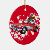 Cooles Weihnachten! Keramik Ornament (Rechts)