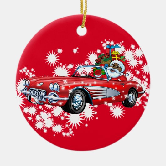 Cooles Weihnachten! Keramik Ornament (Vorne)