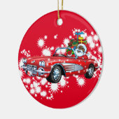 Cooles Weihnachten! Keramik Ornament (Links)