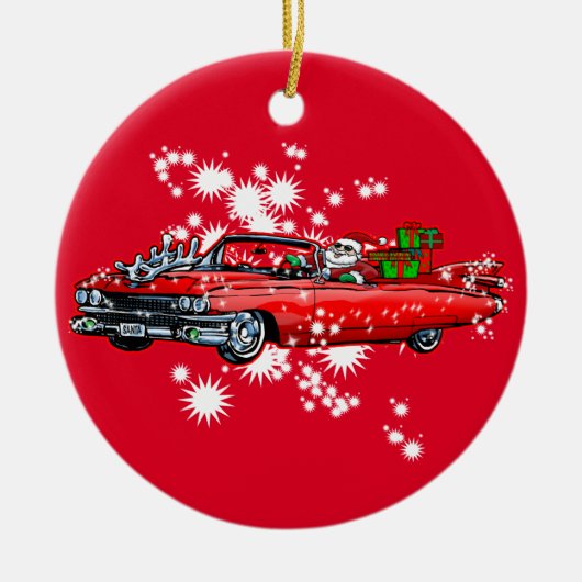 Cooles Weihnachten! Keramikornament (Vorne)