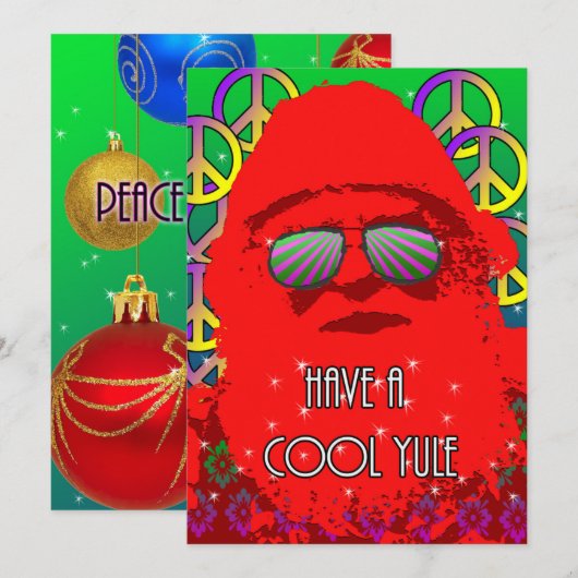 Cooles Weihnachten Santa (Vorne/Hinten)