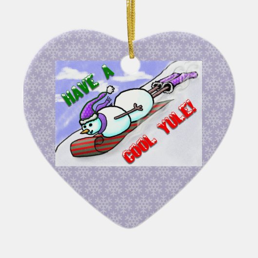 Cooles Weihnachten Snowman Ornament (Vorne)