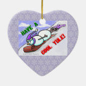 Cooles Weihnachten Snowman Ornament (Hinten)