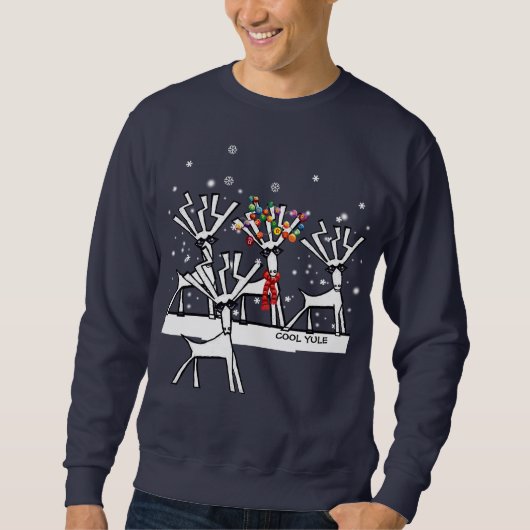 Cooles Weihnachten Sweatshirt (Vorderseite)