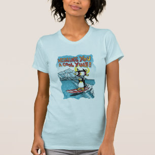 Cooles Weihnachten-Tandem, das hawaiische Penguins T-Shirt