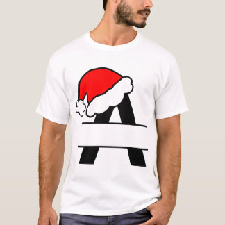 Cooles Weihnachts Alphabet 'A' Design on Boys' T-s T-Shirt