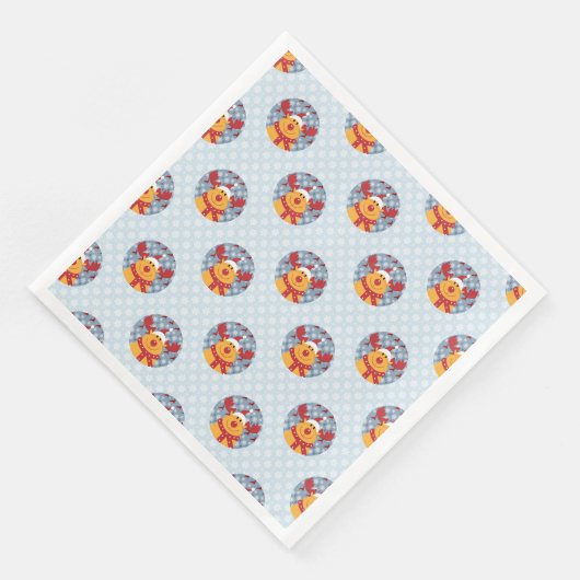 Cooles Weihnachtsbuch Napkin Serviette (Ecke)