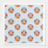 Cooles Weihnachtsbuch Napkin Serviette (Vorderseite)