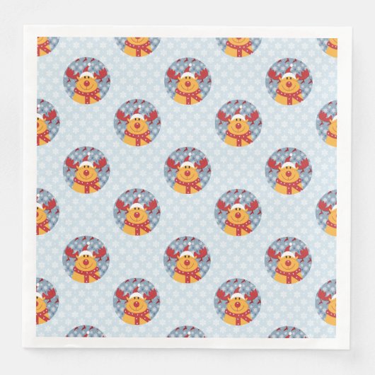 Cooles Weihnachtsbuch Napkin Serviette (Vorderseite)