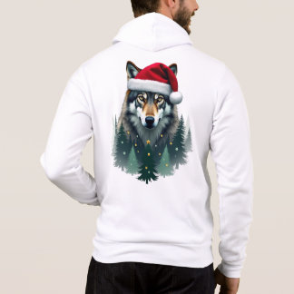 Cooles Weihnachtscoyote Party Hoodie