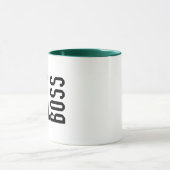 Cooles Weihnachtsgeschenk für Boss Tasse (Zentrum)
