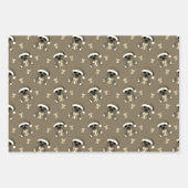 Cooles Weihnachtsgeschenk für den Weihnachtsmann Geschenkpapier Set (Vorderseite)