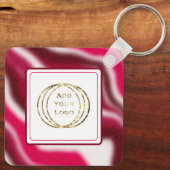 Cooles Weihnachtsgeschenk mit dem Firmenlogo hinzu Schlüsselanhänger (Rückseite)