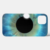 Cooles Weiß AugePhone Blue Eye Iris schließen Auge Case-Mate iPhone Hülle (Rückseite (Horizontal))