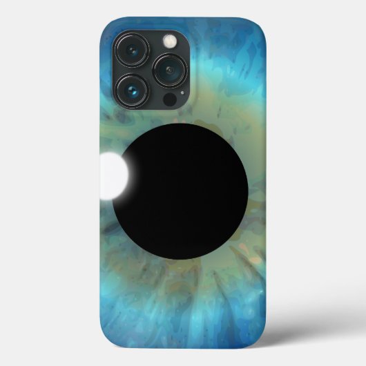 Cooles Weiß blaues Auge Iris schließen Auge Eyebal Case-Mate iPhone Hülle (Rückseite)