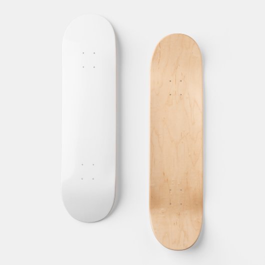 Cooles Weiß erstellen Sie Ihr eigenes Skateboard (Vorderseite)