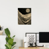 Cooles Weltraum-Poster, Sci-Fi-Poster Poster (Heimbüro)