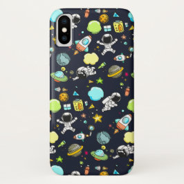 Cooles Weltraumthema - Astronauten und Raketenschi Case-Mate iPhone Hülle
