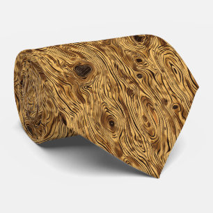 Cooles westliches Holzfliesenmuster  Krawatte