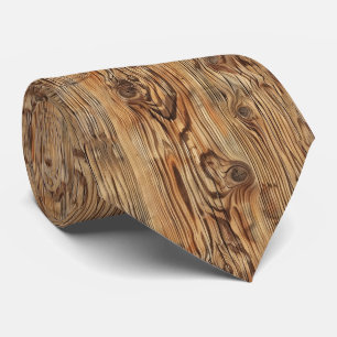 Cooles westliches Holzfliesenmuster Krawatte