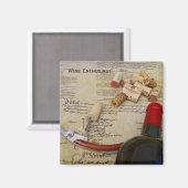 Cooles Wine Enthusiast Magnet! Magnet (Vorderseite/Rückseite)