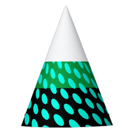 Cooles wirbelloses Aqua Tile Partyhütchen