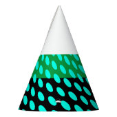 Cooles wirbelloses Aqua Tile Partyhütchen (Links)