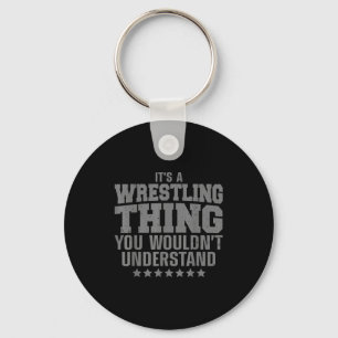 Cooles Wrestling-Design für Männer Frauen Wrestler Schlüsselanhänger