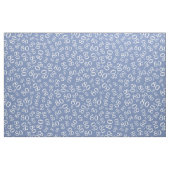 Cooles Zahlenmuster Blau und Weiß 80 Stoff (Fat Quarter (45,7 x 55,9 cm))