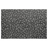 Cooles Zahlenmuster Schwarz und Weiß 80 Stoff (Fat Quarter (45,7 x 55,9 cm))
