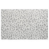 Cooles Zahlenmuster Schwarz und Weiß 80 Stoff (Fat Quarter (45,7 x 55,9 cm))