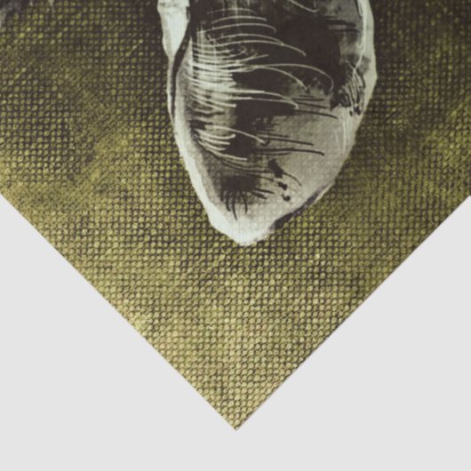 Cooles Zebra Abstrakt Seidenpapier (Detail)