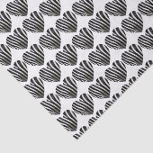 Cooles Zebra Print Tissue Paper Seidenpapier (Ausschnitt)