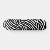 Cooles Zebra Stripes Skateboard (Horizontal)