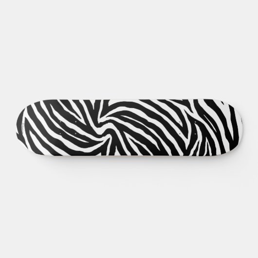 Cooles Zebra Stripes Skateboard (Horizontal)