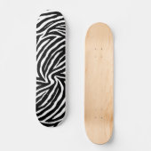 Cooles Zebra Stripes Skateboard (Vorderseite)