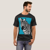 Cooles Zebra-Tier T-Shirt (Vorne ganz)